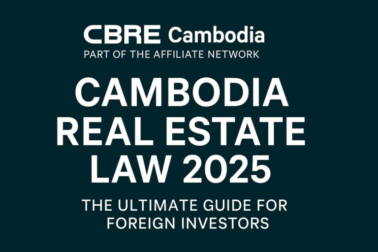 Cambodia Real Estate Law 2025